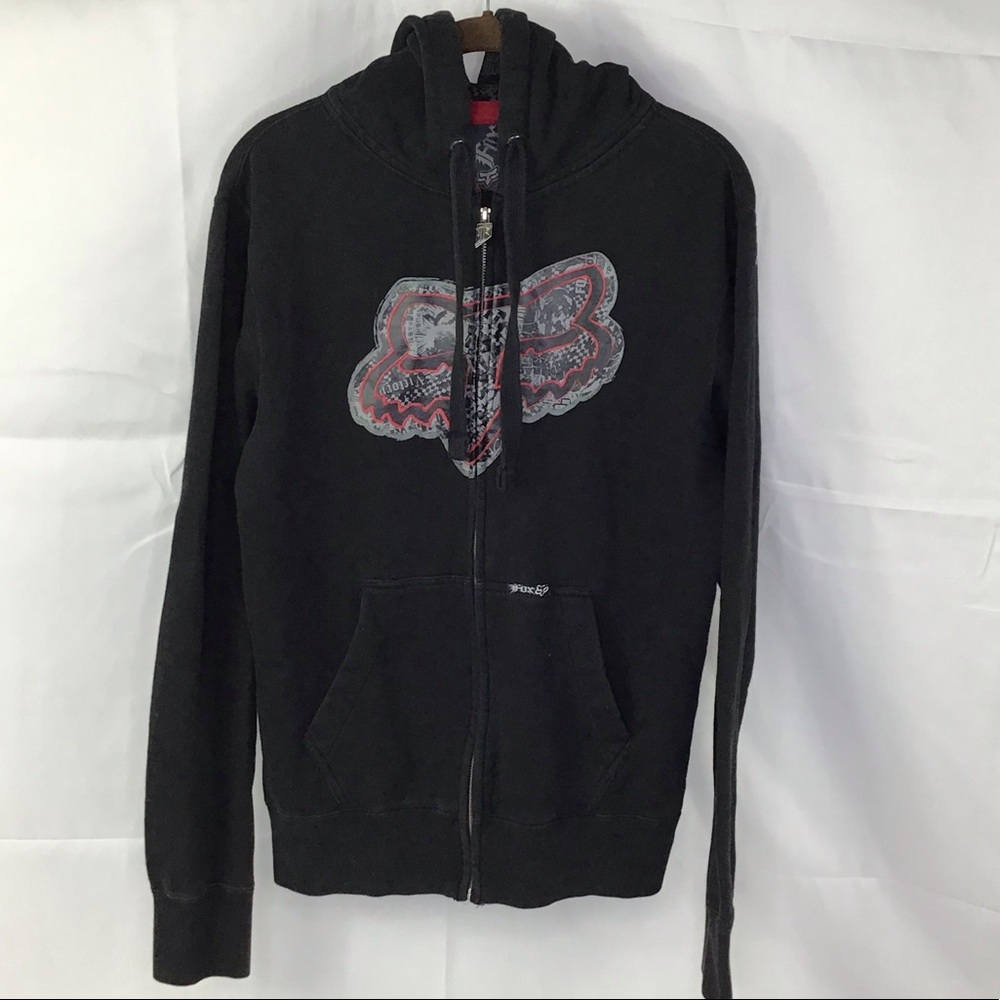 Original Fox full zip hooded sweatshirt small